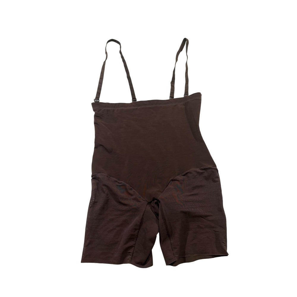 Honeylove SuperPower Short 3X Brown High Waist Compression Shapewear Shorts